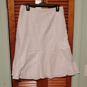 Emma James White A-Line Skirt